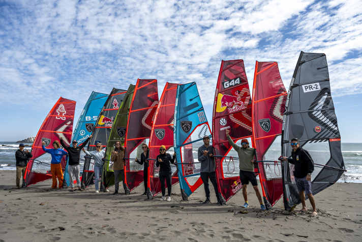 Team Severne beim World Cup in Chile