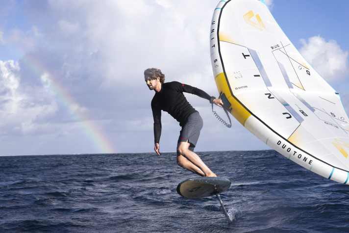 The SLS version has a rigid Aluula segment on the front tube