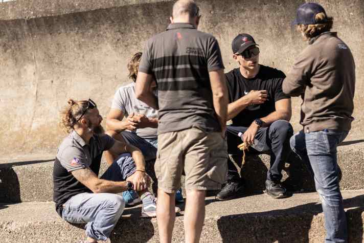 Johan Søe im Gespräch mit den Judges: Er verlor im vergangenen Jahr seinen sicher geglaubten WM-Titel nach einer Disqualifikation