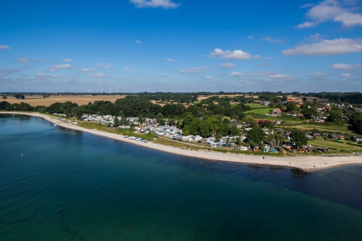 Camp Langholz is a gem on Eckernförde Bay