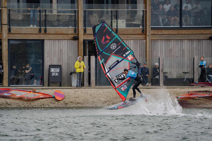 Niclas Nebelung was at the top of his game on the Brouwersdam and finished fourth.
