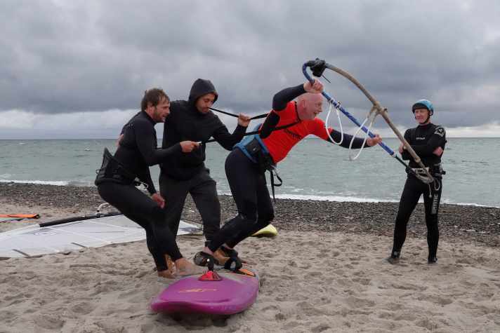 Vorübung zum Bottom Turn