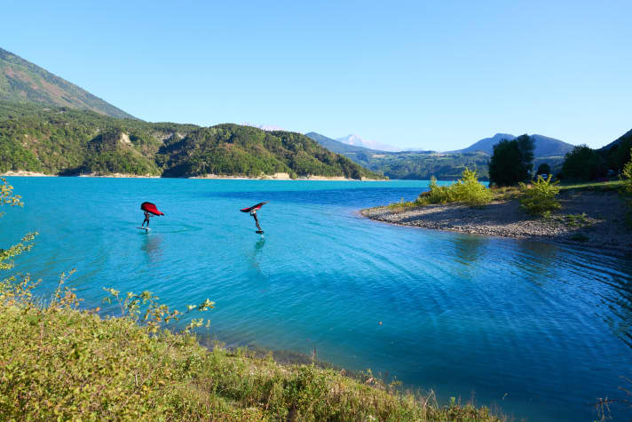 So ruhig geht’s am Lac Monteynard nicht immer zu