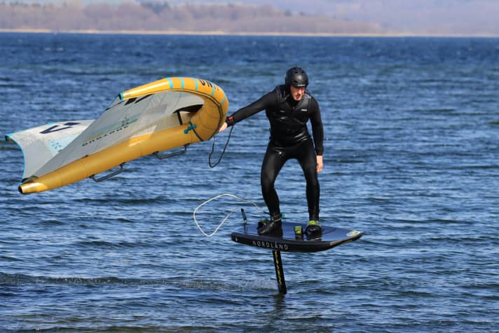 When pumping over the foil, the HA 1600 runs out of breath a little faster