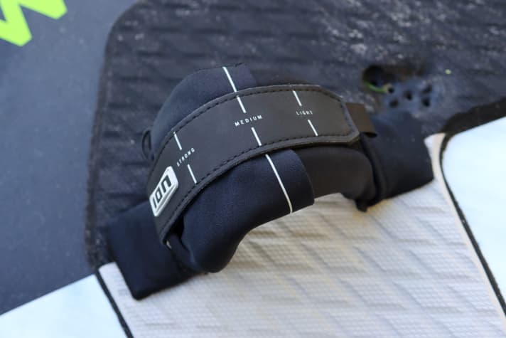 ION Savety Strap in the "medium setting"