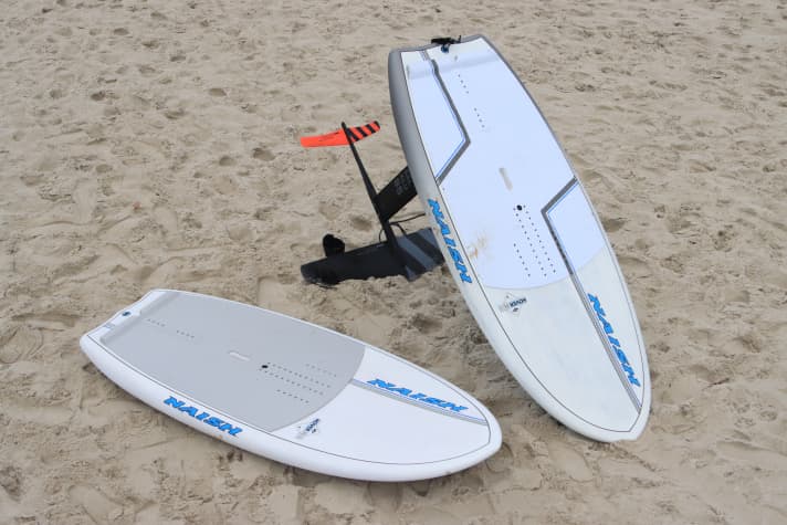 Wingboards gibt es manchmal in verschiedenen Bauweisen