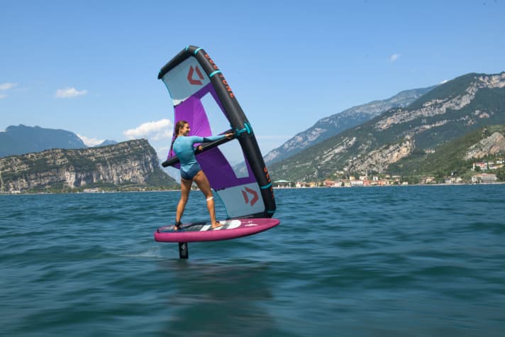 The Fanatic Sky Wing is available in volumes from 35 to 140 litres