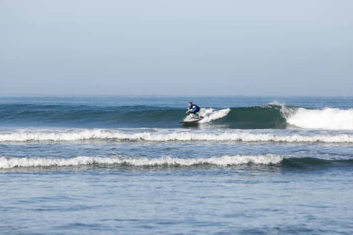 In Viana Do Castelo, there is usually a light wind in the morning - ideal for SUPing or surfing