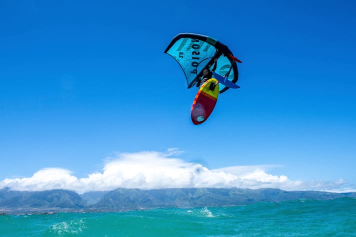Kids lernen das Wingsurfen meist im Zeitraffer