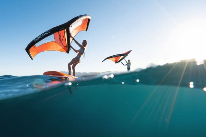 In light winds you can also SUP