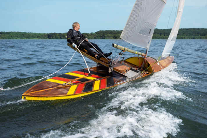 Der IC von Klaus Röpke wird mit Baujahr 1972 der Älteste bei der diesjährigen WM in Travemünde sein