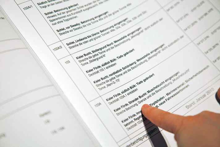 HanseNautic, Kartenberichtigung (Hamburg, 20.12.2010)Redakteur: Alexander Worms