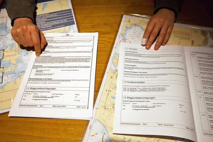 HanseNautic, rectification de carte (Hambourg, 20.12.2010) Rédacteur : Alexander Worms