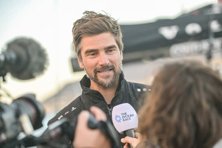 Boris Herrmann interviewé par l'Ocean Race