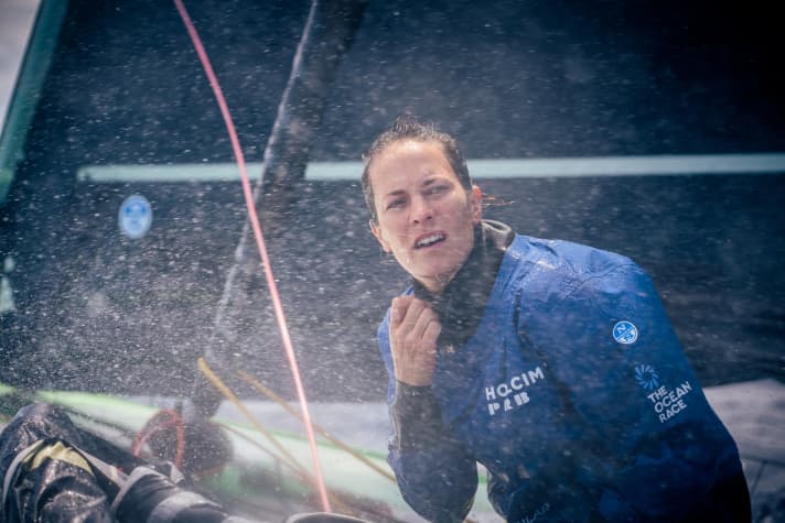 Susann Beucke aux prises avec les éléments