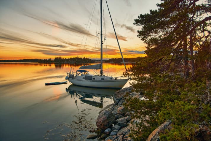 Idyllic anchor: there are places like this everywhere