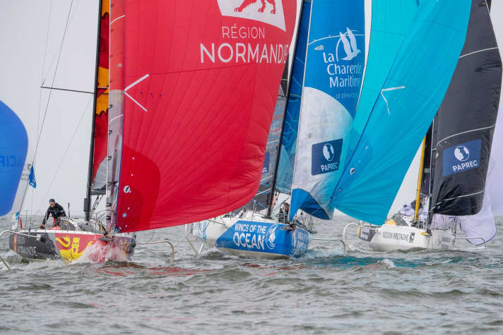 Insgesamt sind 34 Solisten in die 53. Edition der La Solitaire du Figaro gestartet