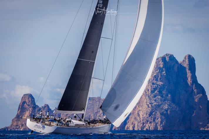 Die Swan 115 “Moat” lag nach zwei Rennen in Führung