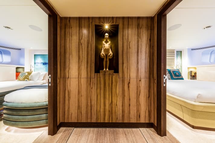 The guest cabins are different