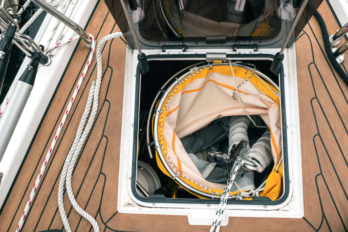 Code Zero im Vorschiff gestaut