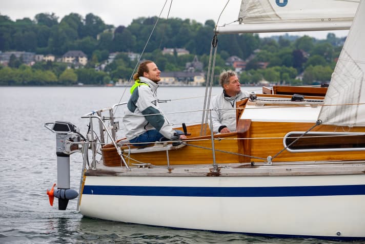Testing the Biga24 on Lake Starnberg at the Munich Yacht Club. Editor Michael Rinck. 10.06.2020