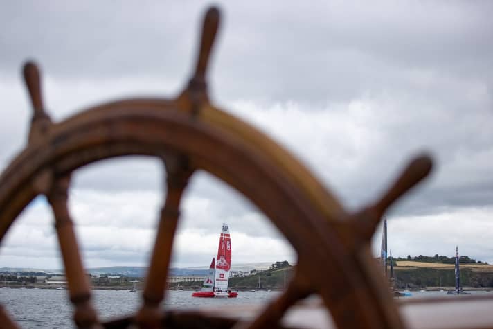 Perspectives danoises : Ici, les Danois s'entraînent encore lors du dernier SailGP en Angleterre, mais maintenant, le SailGP arrive chez eux, à Copenhague, les 19 et 20 août.