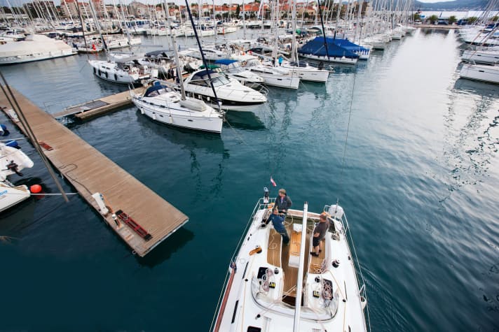 Anlegemanöver sollten gut durchgesprochen, bestenfalls zuvor auch gut geübt sein