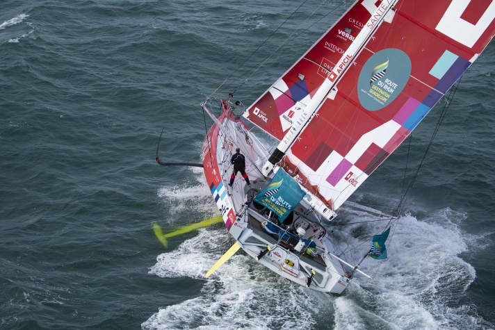 APICIL - SEGUIN Damien - Départ - Route du Rhum-Destinazione Guadalupa 2022 - Saint Malo il 09/11/2022