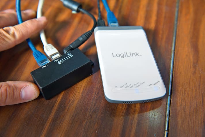 Connected. Additional devices such as smartphones, tablets or chart plotters can also access the network via a router