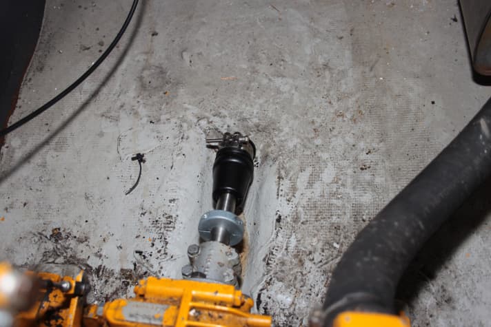 Vérifier l'étanchéité de l'arbre