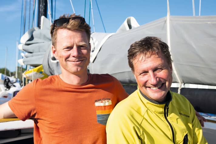   Cette année encore, la constellation éprouvée de la Class 40 "Red" est au départ : Mathias Müller von Blumencron et Martin Buck.
