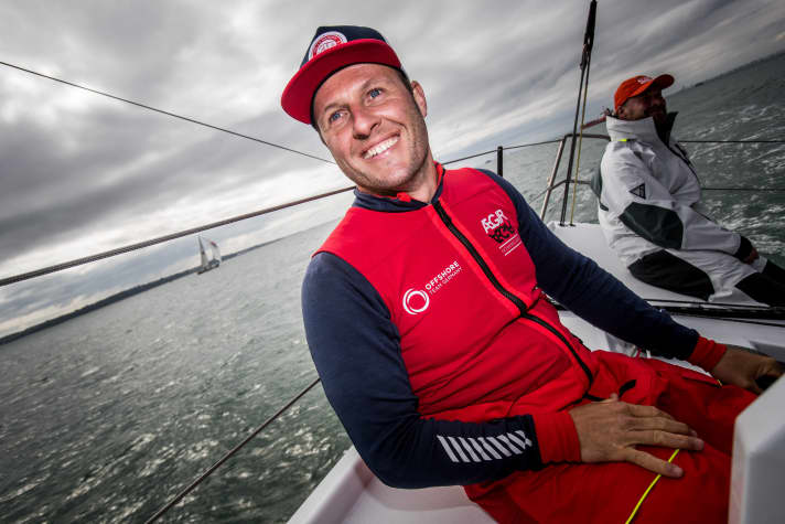   Le skipper d'OTG Robert Stanjek