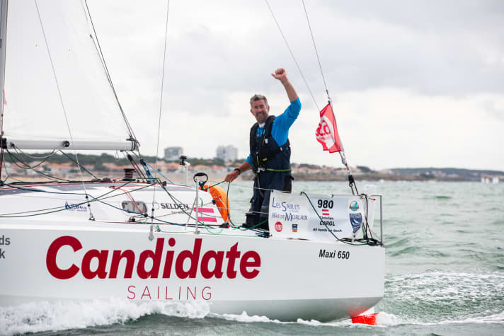   Christian Kargl auf seiner Maxi 650