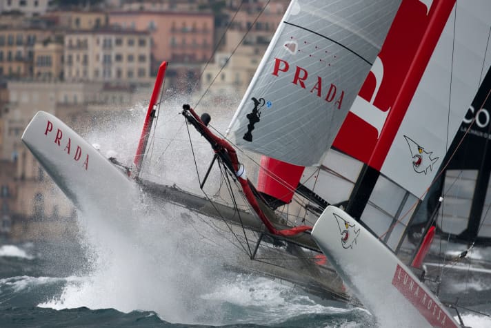   Luna Rossa feiert eine actionreiche ACWS-Premiere vor heimischer Kulisse