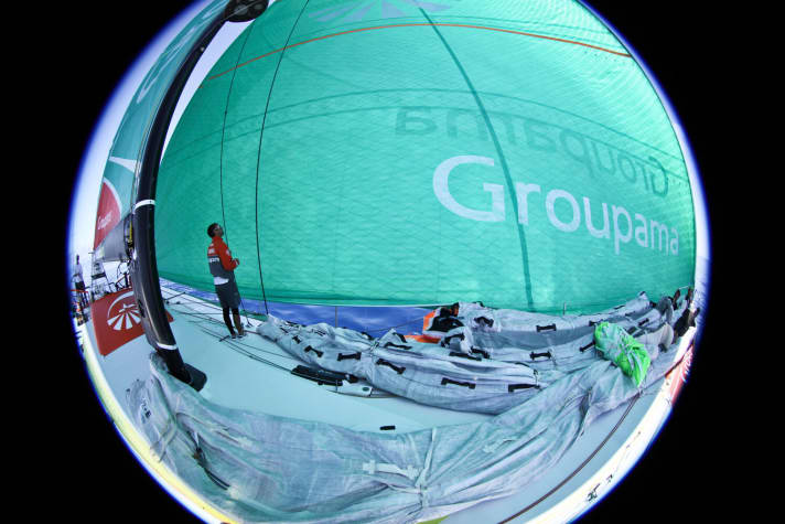   Perspective: Franck Cammas and Groupama are determined to retain the overall lead in Lorient, come what may