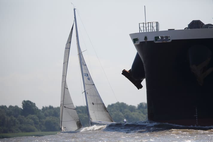  Surfing the bow wave