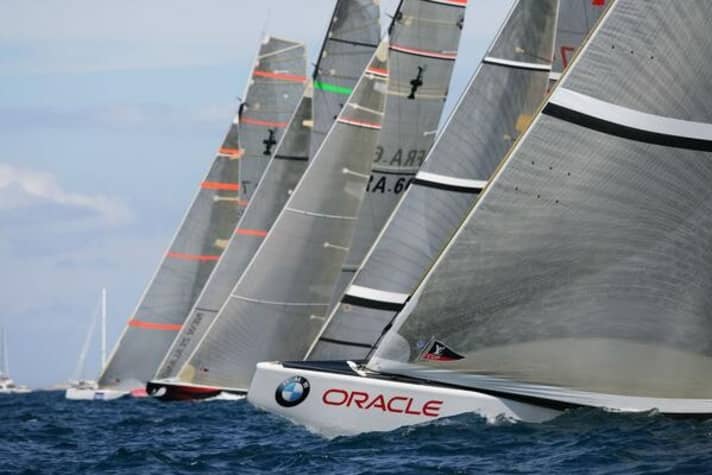   Tight starts. Even if the field is always far apart - the start of the fleet races is always spectacular