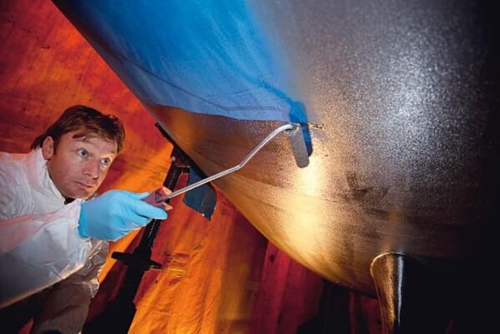   Binnen vielleicht bald verboten? Antifouling an Sportbooten