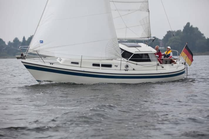   Kanu-Heck und festes Steuerhaus, die 28er ist eine typische LM 