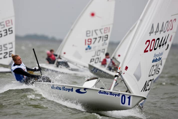   In ihrem Element: Laser-Radial-Bändigerin Marit Bouwmeester