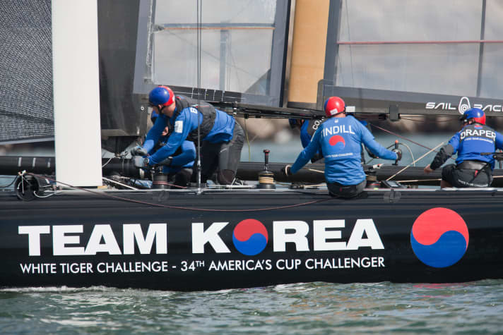   Corea senza coreani: l'equipaggio proviene da Inghilterra, Nuova Zelanda e Australia e ha vinto una gara ieri