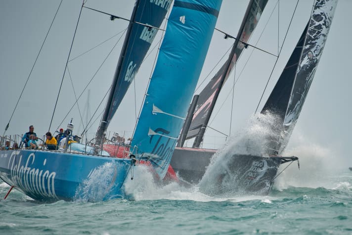   Telefonica, chi altro? Gli spagnoli hanno aggiunto un'altra vittoria al loro palmarès alla Inport Race di Sanya.