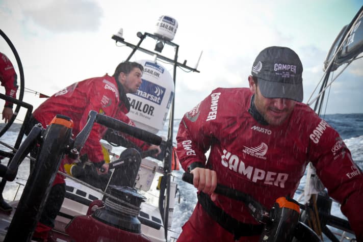   Doubly motivated: Camper has the competition in sight and also the lead