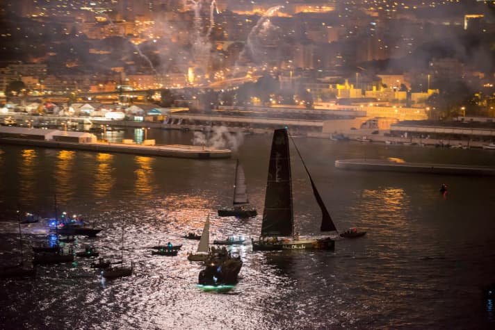   Arrivo della vittoriosa Abu Dhabi