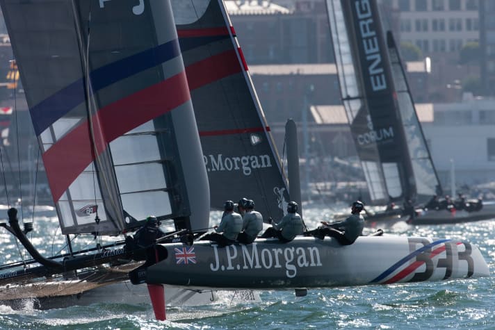   Much improved: Ben Aisnlie's "JP Morgan BAR" came in 2nd place