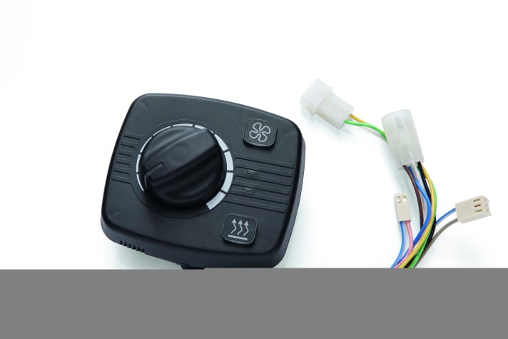   Manual control panel for Aeroheat heaters from Komp