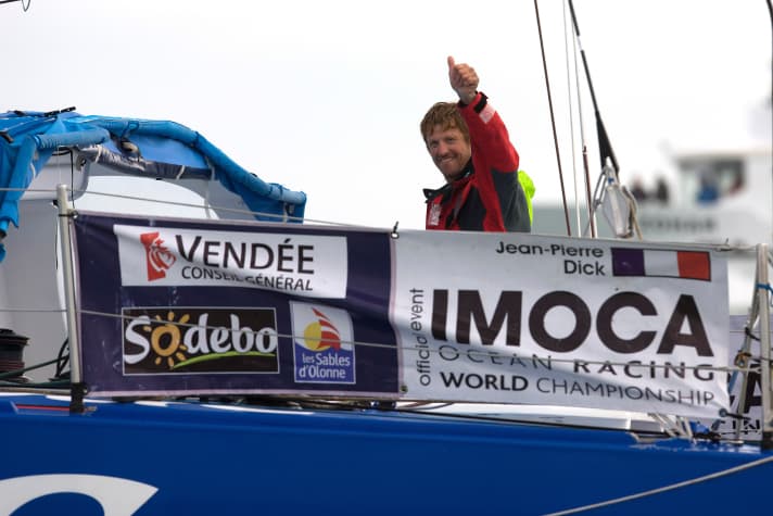   Heureux et soulagé : Jean-Pierre arrive aux Sables d'Olonne