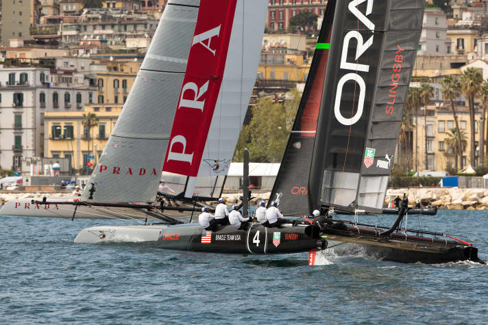   Luna Rossa Swordfish devant Oracle : voici comment s'est déroulée la Fleetrace