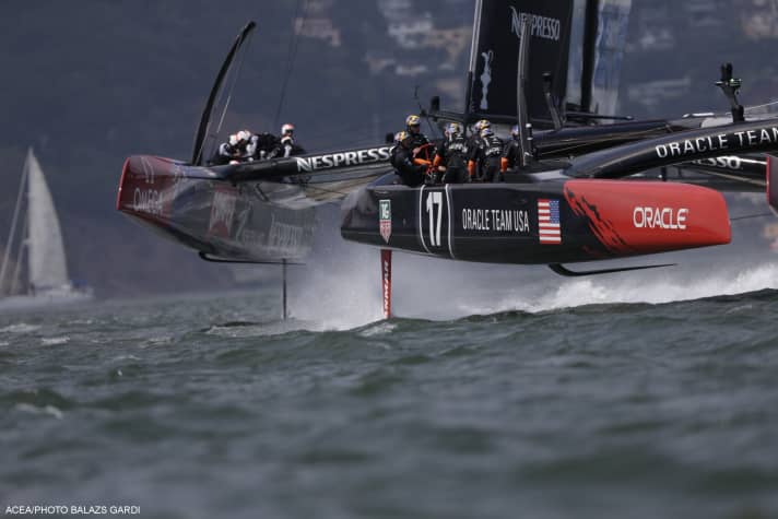   Und wir kriegen sie doch: Das Emirates Team New Zealand machte erneut aus einer Startniederlage einen Sieg