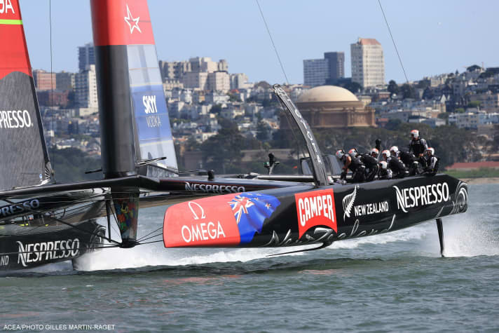   We catch you because we can: Emirates Team New Zealand